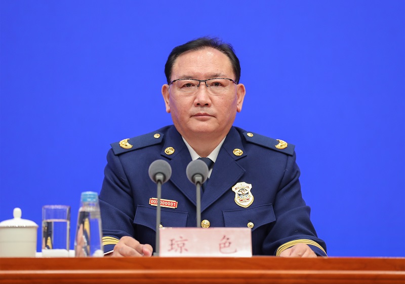 http://www.maritool.cn应急部党组成员、消防救援局局长琼色出席新闻发布会